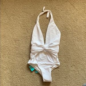 White Melissa Odabash swim one piece xs